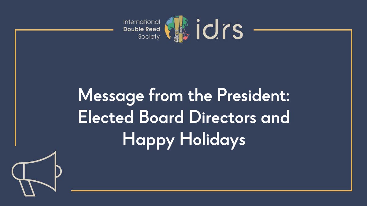 Elected Board Directors and Happy Holidays