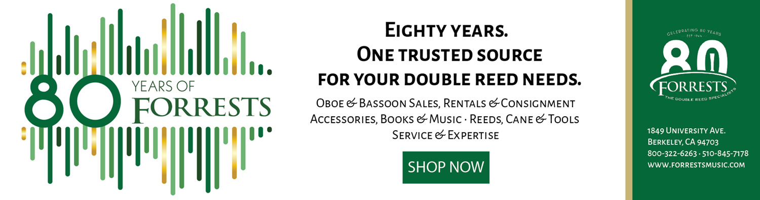 80 Years of Forrests – One Trusted Source for your Double Reed Needs