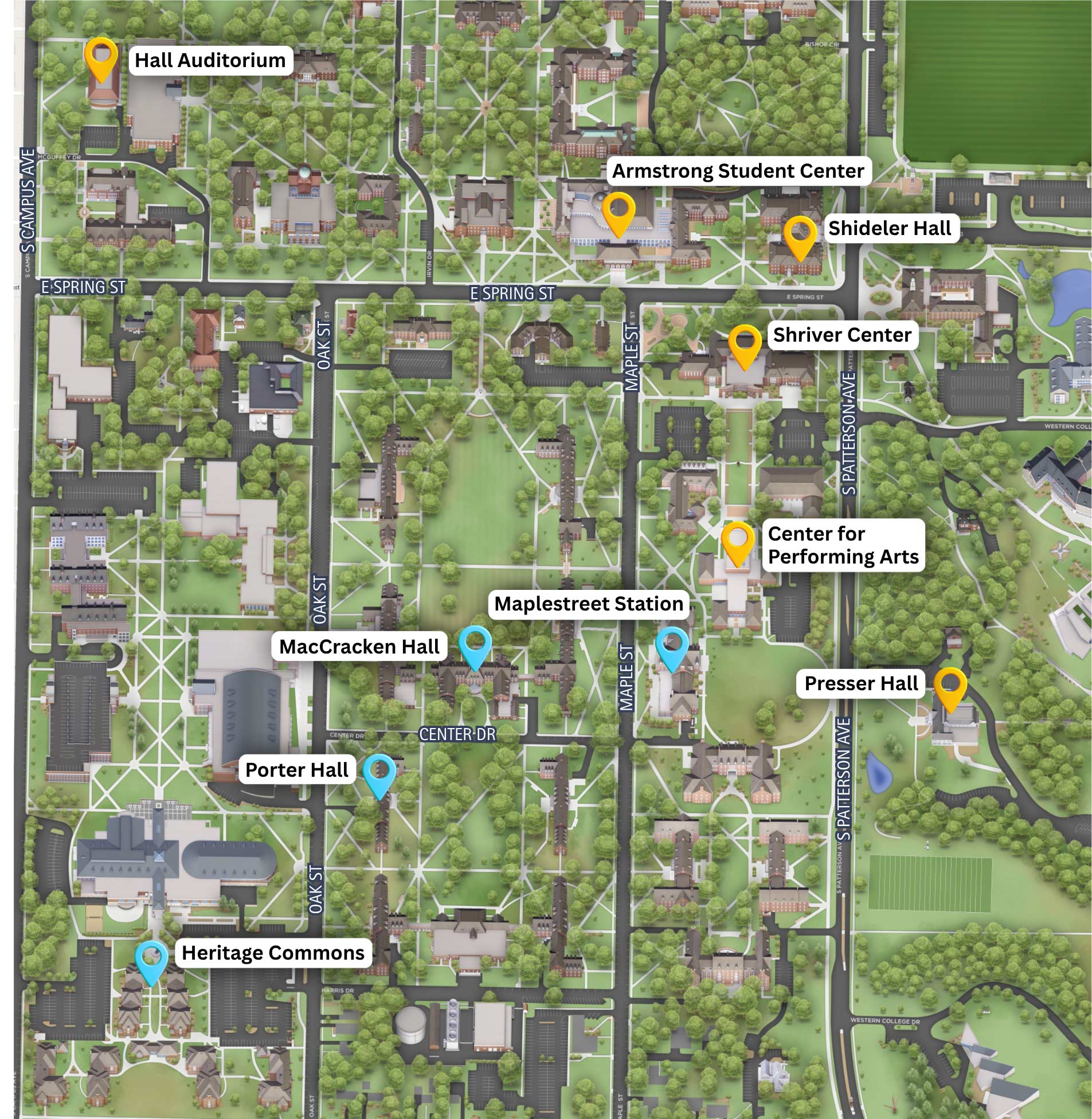 Map-for-program Oxford University Miami Campus