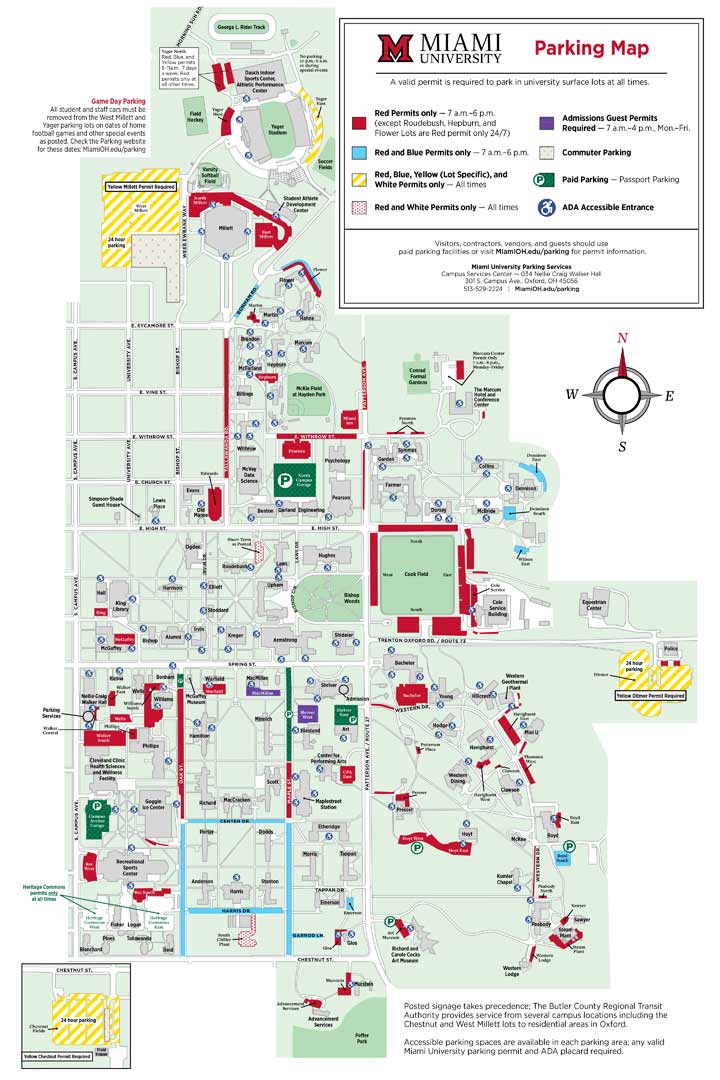 Miami-University-Parking-Map-720x1080 Miami University Oxford Parking Map